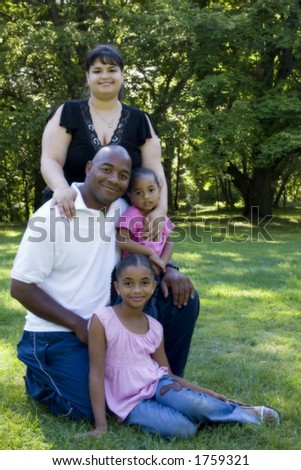 Biracial Family Park Stock Photo (Edit Now) 1759321 - Shutterstock