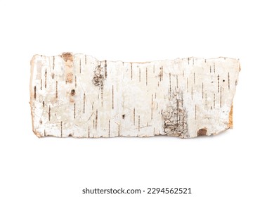 Birch firewood tree log on white background - Powered by Shutterstock