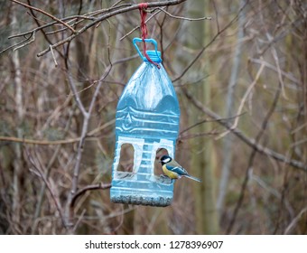 Plastic Bottle Bird Feeder Images Stock Photos Vectors