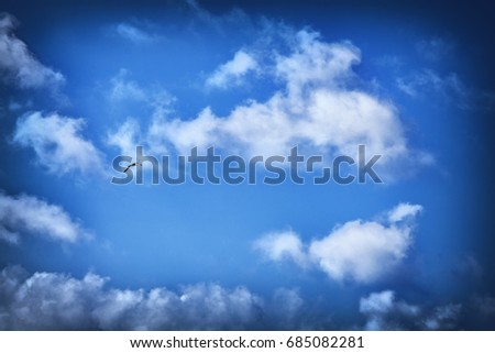 Similar – up Flying Clouds