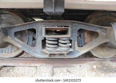 Bird Nest Inside Train Car Wheels