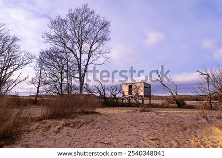 Similar – Foto Bild Sturm kommt auf Haus Baum