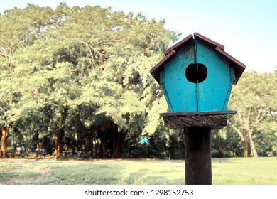 Birdhouse in Garden (Image) - Shutterstock ID 1298152753