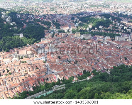 Similar – Aerial View Of Brasov City In Romania