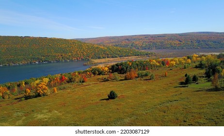 Birds Eye View Of NY Finger Lakes