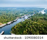 Birds eye view photo of Alappuzha, India