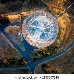 Birds Eye View Of Stanford Sattelite Dish