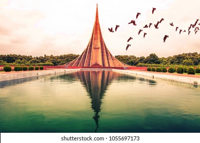 Beautiful Landmark National Martyrs Memorial Dhaka Stock Photo (Edit ...