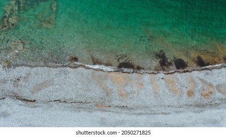 Birdseye View Of A Crystal Beach