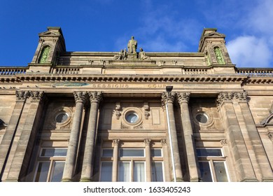 Birkenhead / UK - February 1 2020: Wirral Magistrates Court, Birkenhead