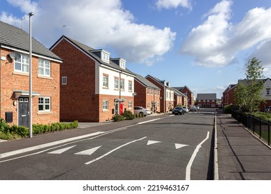 Birkenhead, UK - May 23 2020: Speed Bump (sleeping Policeman) Traffic Calming Measure On Carrington Avenue