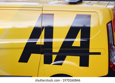 BIRKENHEAD, UNITED KINGDOM - Apr 30, 2021: Aa Recovery Breakdown Van In Port Sunlight Village