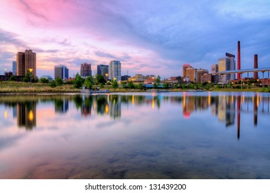 Birmingham, Alabama downtown skyline.