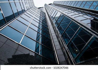 Birmingham, England / United Kingdom - February 18 2018: Tall Corporate Building In The Birmingham City Centre