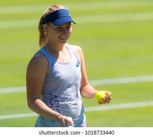 BIRMINGHAM, GREAT BRITAIN - JUNE 17 : Daria Gavrilova In Action The 2017 Aegon Classic WTA Premier 5 Tournament