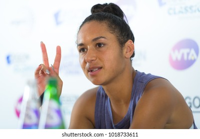 BIRMINGHAM, GREAT BRITAIN - JUNE 19 : Heather Watson The 2017 Aegon Classic WTA Premier Tennis Tournament