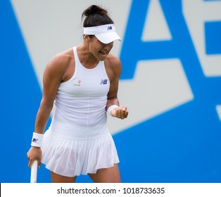 BIRMINGHAM, GREAT BRITAIN - JUNE 19 : Heather Watson The 2017 Aegon Classic WTA Premier Tennis Tournament