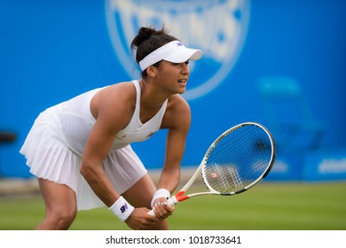 BIRMINGHAM, GREAT BRITAIN - JUNE 19 : Heather Watson The 2017 Aegon Classic WTA Premier Tennis Tournament