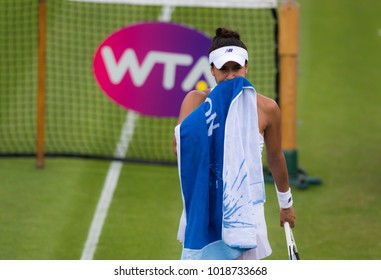 BIRMINGHAM, GREAT BRITAIN - JUNE 19 : Heather Watson The 2017 Aegon Classic WTA Premier Tennis Tournament