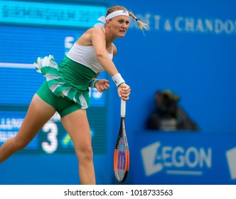 BIRMINGHAM, GREAT BRITAIN - JUNE 22 : Kristina Mladenovic The 2017 Aegon Classic WTA Premier Tennis Tournament