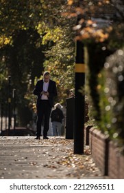 BIRMINGHAM, UK - 2022: Street Photography In Birmingham UK With People