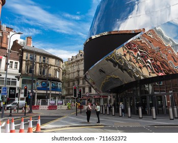  Birmingham, UK - May 07, 2016: Details Of Exterior Of Grand Central Station