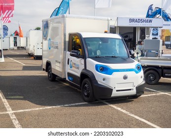 Birmingham, UK - Wednesday 14th September 2022: Goupil Electric Van At The RWM Recycling Exhibition. High Quality Photo