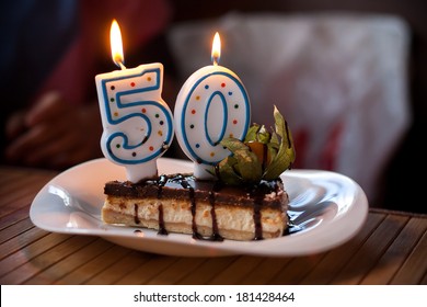 Birthday Anniversary Cake With Candles