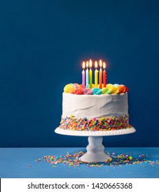 Torta cumpleaños con hielo