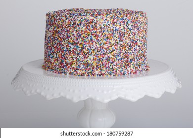 Birthday Cake With Sprinkles