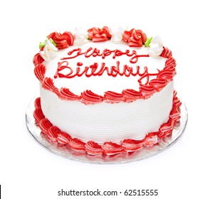 141,855 Birthday cake red white Images, Stock Photos & Vectors ...