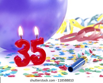 Birthday Candles Showing Nr. 35