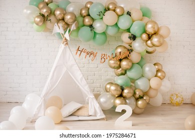 Birthday Decor Boho With Wigwam