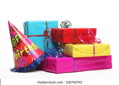 Birthday Gift Isolated On White