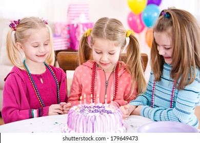 Birthday Girl Making Birthday Wish Stock Photo 179649473 | Shutterstock