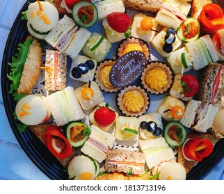 A Birthday High Tea Tray For A Picnic