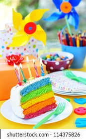 Birthday Rainbow Cake