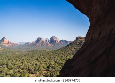 Birthing Cave Hike In Sedona Arizona During A Road Trip