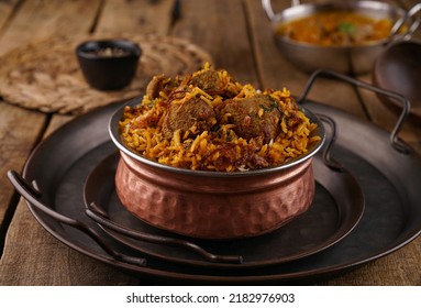 Biryani Rice Dish. Beautiful Indian Rice Dish