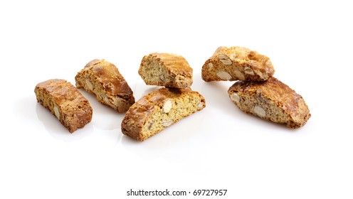 Biscuits with almonds - Shutterstock ID 69727957