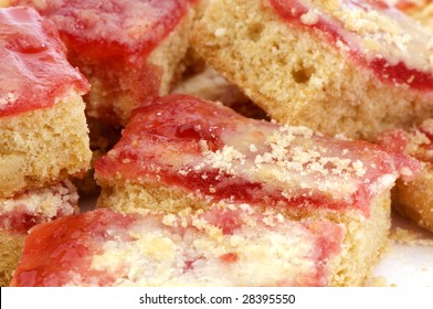 biscuits with berry jam