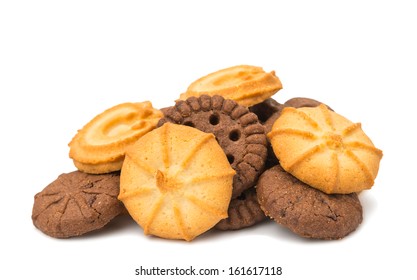 Biscuits Isolated On White Background