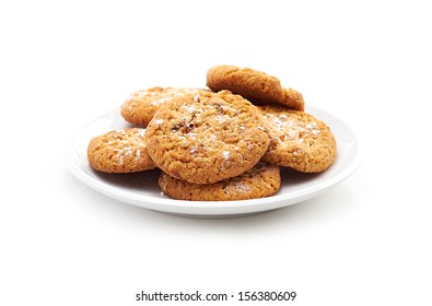 Biscuits On Plate Stock Photo 156380609 