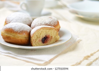 Bismarck Donuts In Beautiful Morning Light