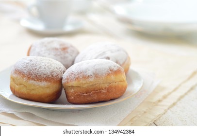 Bismarck Donuts In Beautiful Morning Light