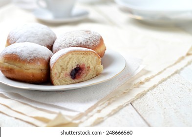 Bismarck Donuts In Beautiful Morning Light