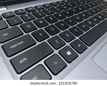 Bisnis, Pendidikan. Close Up Of Computer Keyboard.