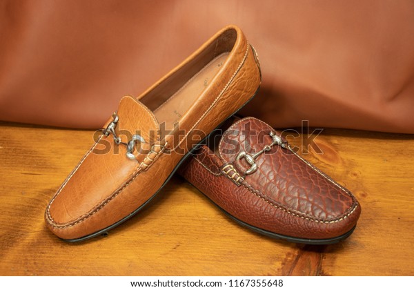 bison leather shoes