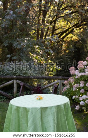 Bistro Table Wedding Reception Stock Photo Edit Now 151616255