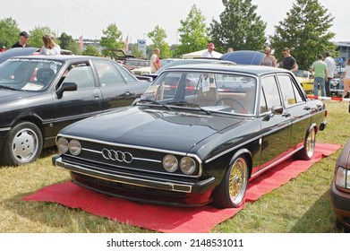 Bitburg, Germany - Sep 03, 2016 - Audi 100 C1 F 104 from 1976